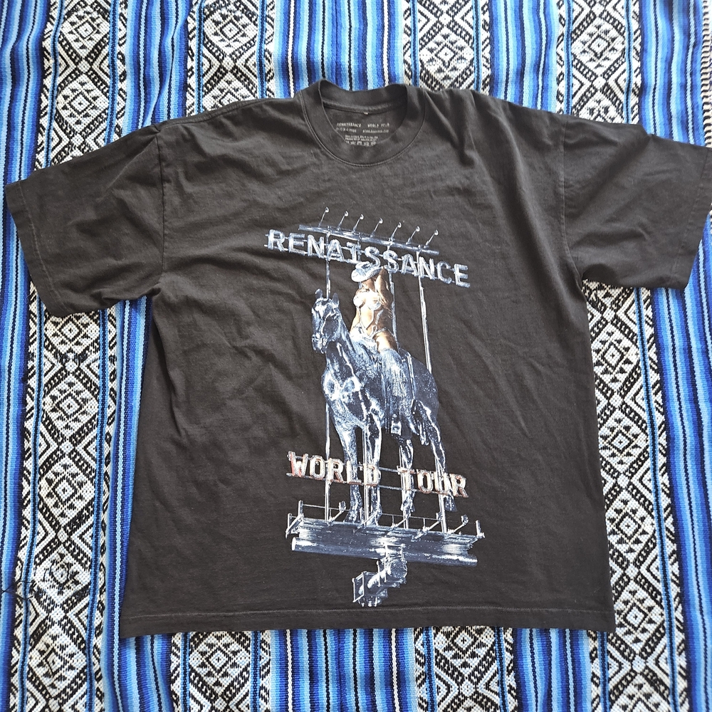 Beyoncé Renaissance World Tour 2023 Shirt XL • Official Tour Merch